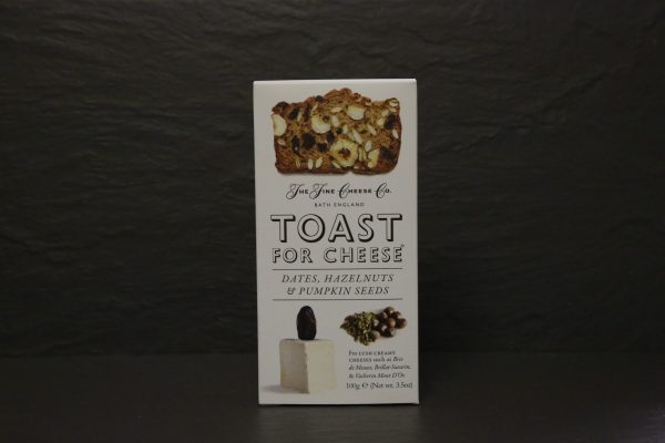 TOAST FOR CHEESE WITH DATES, HAZELNUTS & PUMPKIN SEEDS